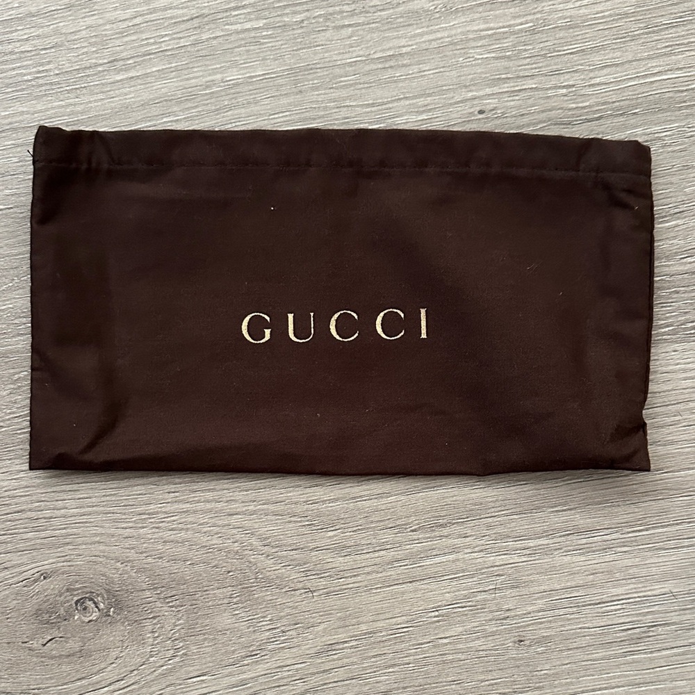 Gucci long wallet dust bag 24x13.5
